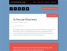 Tablet Screenshot of leelkennedy.com